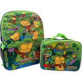 Teenage utant Ninja Turtles 16 Inch Backpack With Removable Lunch Box Set (Turtles Power)