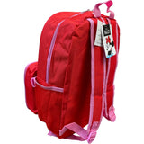 Minnie mouse 16 Inch Backpack With Removable Lunch Box Set (Minnie Mouse Red)
