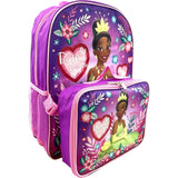 Disney Princess Tiana 16" Backpack and Lunch Bag