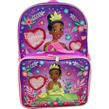 Disney Princess Tiana 16" Backpack and Lunch Bag