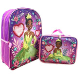 Disney Princess Tiana 16" Backpack and Lunch Bag