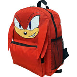 Sonic The Hedgehog 12" Small Backpack With 3D Features, Sonic - Shadow - Knuckles Kid's School Bag