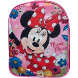Disney Minnie Mouse Girl 12" Toddler Backpack (Red-Pink)
