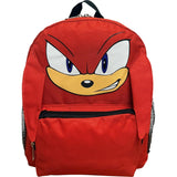 Sonic The Hedgehog 12" Small Backpack With 3D Features, Sonic - Shadow - Knuckles Kid's School Bag