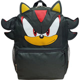 Sonic The Hedgehog 12" Backpack With 3D Features, Sonic - Shadow Kid's School Bag