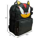 Sonic The Hedgehog 12" Backpack With 3D Features, Sonic - Shadow Kid's School Bag