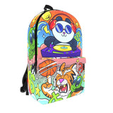 Space Junk Unisex DJ Panda Ultimate Multipurpose Backpack - Large (18.5" high)