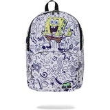Space Junk Unisex Scribble SpongeBob Square Pants Ultimate Multipurpose Backpack - Large (18.5" high)