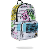 Space Junk Unisex Gotham Graffiti Batman vs Joker Ultimate Multipurpose Backpack - Large (18.5" high)
