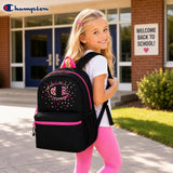 Champion Kids' Merit Backpack with Padded Straps, Water Bottle Pocket and Laptop Compartment for Daily Use