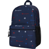 Champion Kids' Merit Backpack with Padded Straps, Water Bottle Pocket and Laptop Compartment for Daily Use