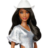 Barbie Fashionistas Doll with Black Hair, Western Themed Outfit