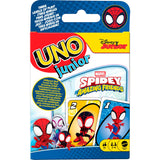 Mattel Games UNO Junior Marvel Spidey and His Amazing Friends Card Game for Kids, Family Nights, Parties for 2-4 Players Ages 3+