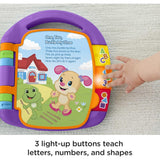 Fisher-Price Baby Learning Toy Laugh & Learn Storybook Rhymes Musical Book with Lights & Sounds
