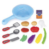 Lollipop Gourmet Play 15pc Frying Pan & Food Playset - Color May Vary