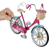 Mattel Barbie Bicycle with Basket of Flowers
