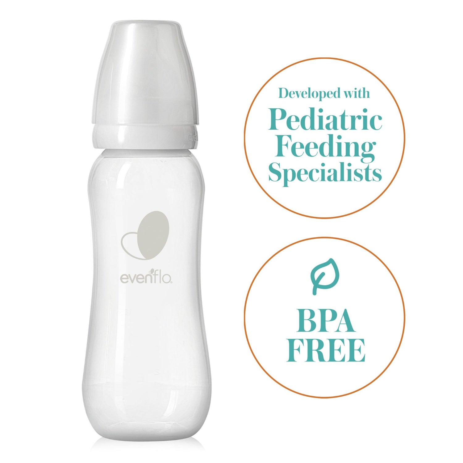 evenflo feeding balance bottle Evenflo Feeding Balance + Standard Neck BPA-Free Plastic Baby Bottles – 9oz, Clear, 1ct