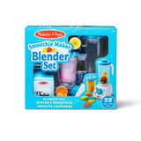Melissa & Doug Smoothie Maker Blender Pretend Play Set with Play Food (22 Pcs)