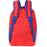 Spiderman Boys 16 Inch Backpack With Removable Matching Lunch Box Set (Red-Blue)