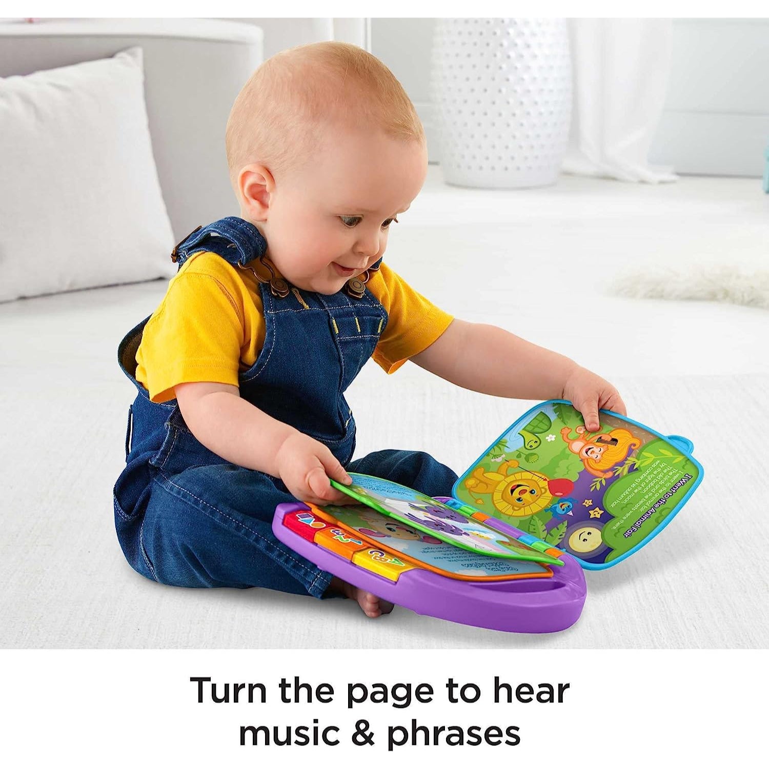 Fisher-Price Laugh & Learn Musical Baby Toy, Storybook Rhymes
