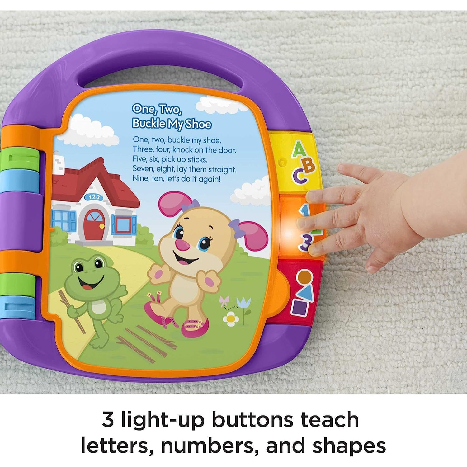 Fisher-Price Laugh & Learn Musical Baby Toy, Storybook Rhymes