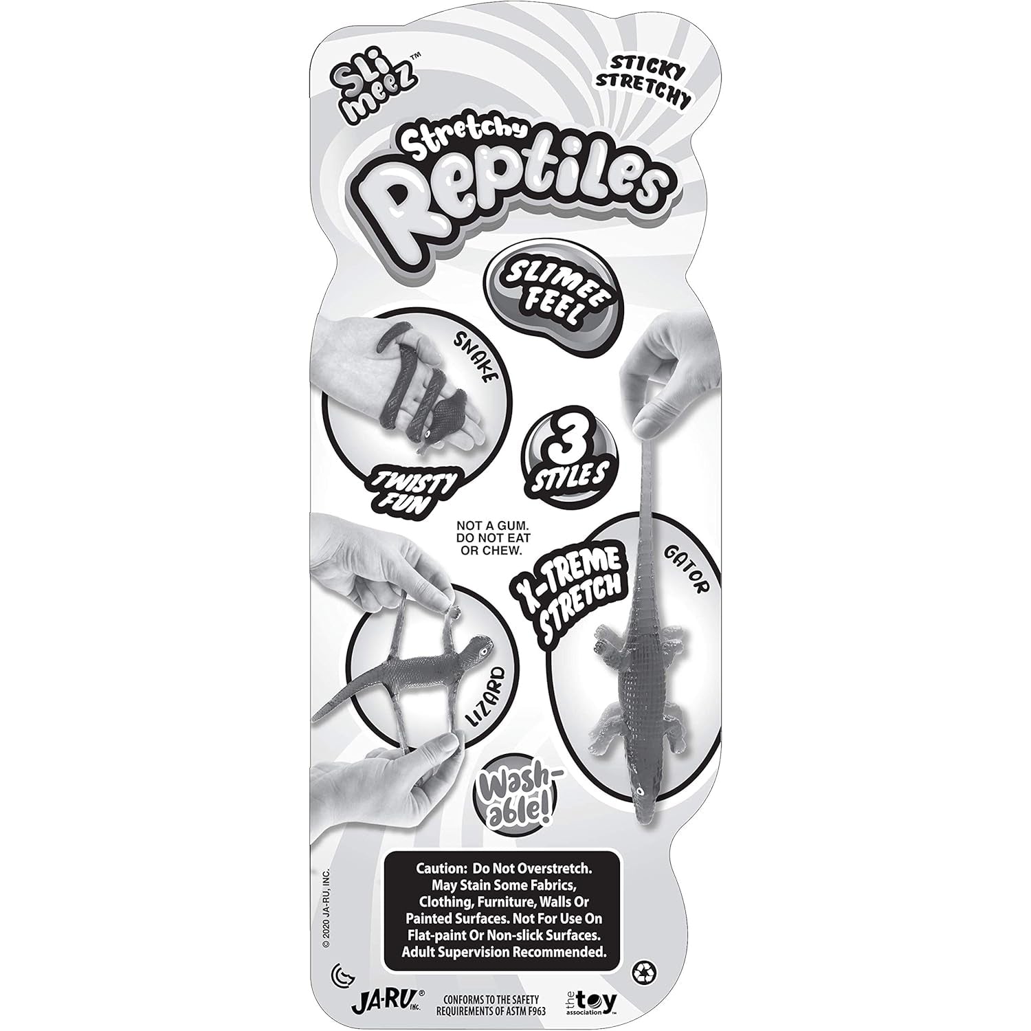 Ja-Ru Sticky Stretchy Reptile, Color May Vary (1 Reptile) – S&D Kids