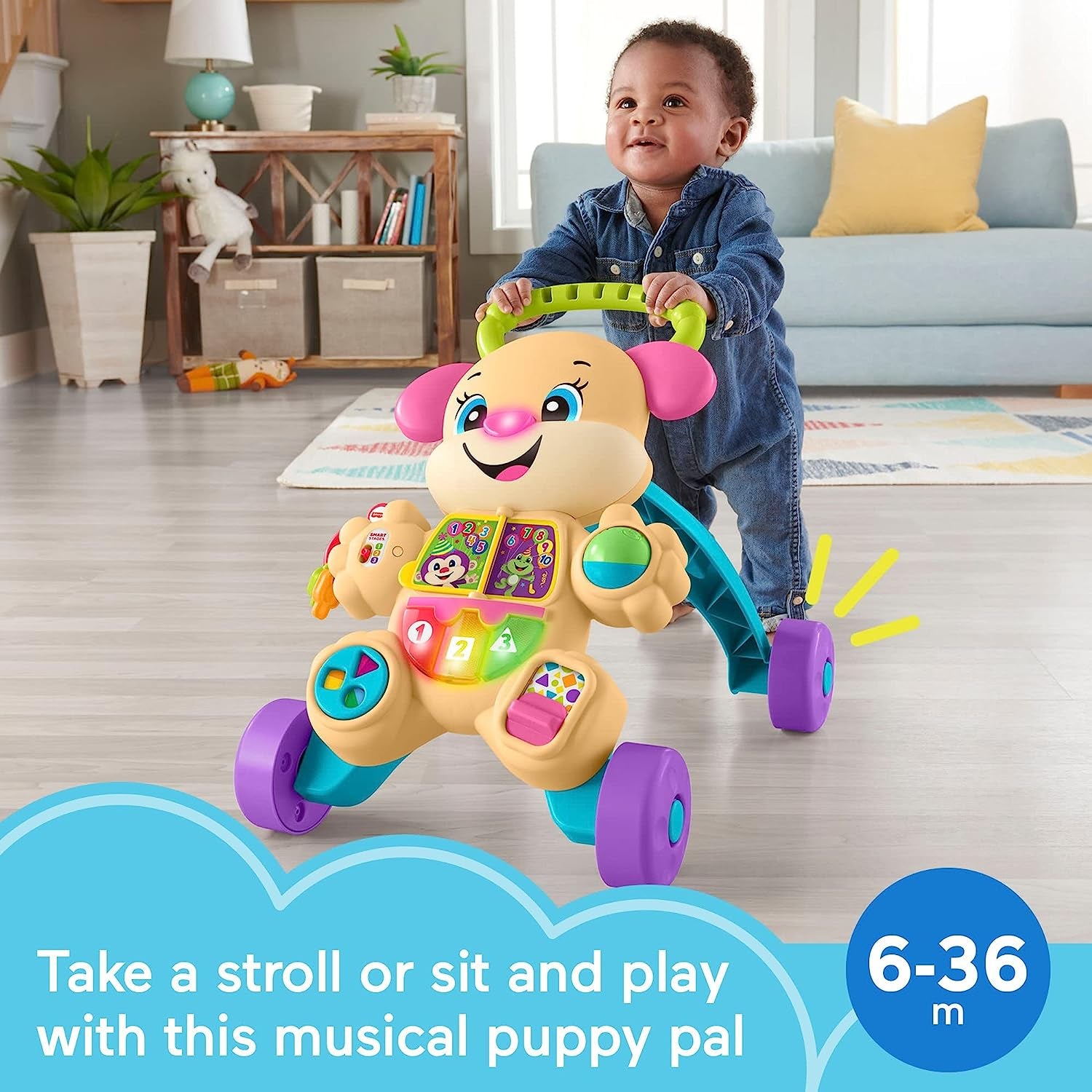 Fisher-Price Laugh Learn Baby Toddler Toy Smart Stages Learn