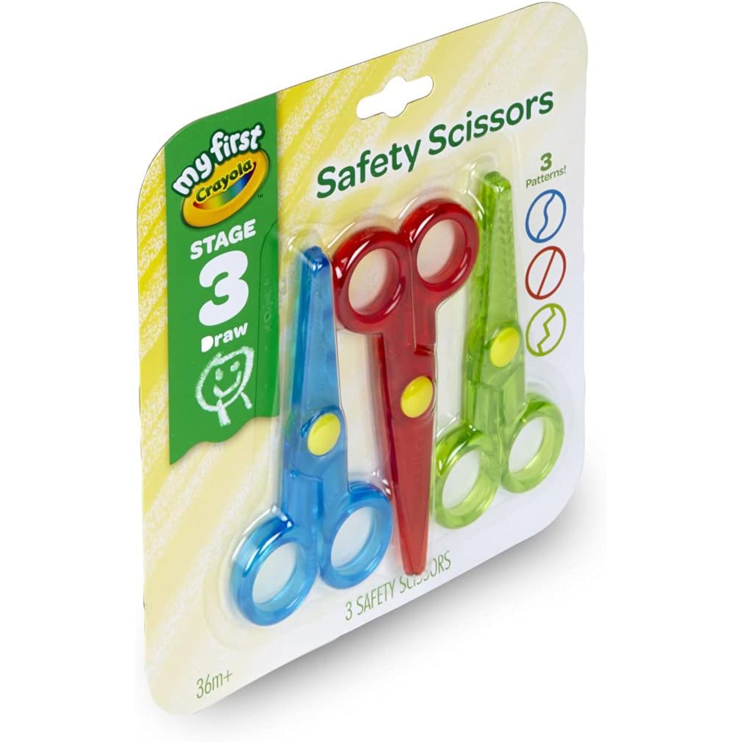  Training Scissors for Kids, Preschool Children Safety Scissors  Set - Safe Round Blunt Tip - Perfect for Developing Cutting Skills for Arts  & Crafts and School - Assorted Colors 