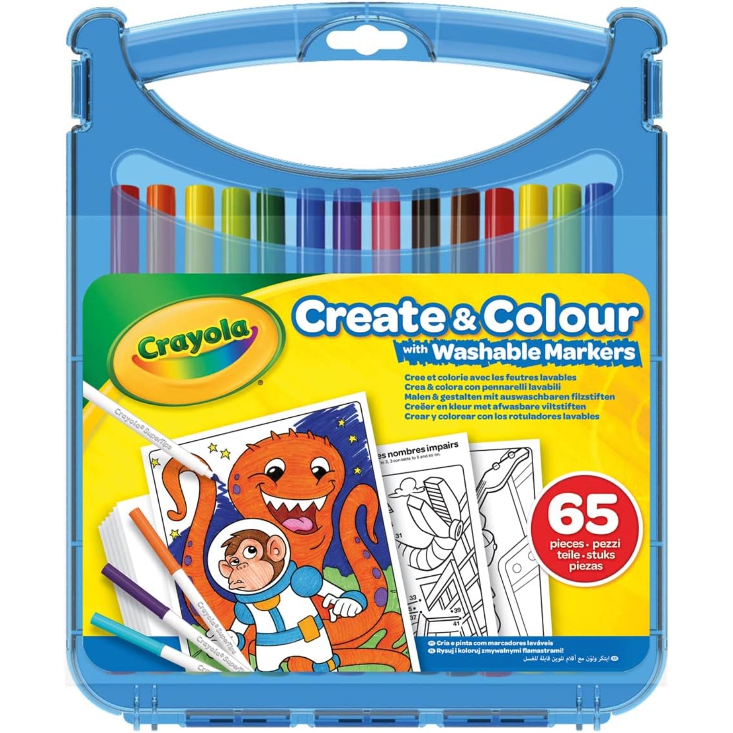 Crayola Create & Color Super Tips Kit SuperTips Washable Markers