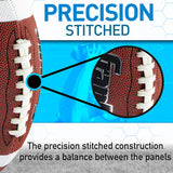 Franklin Sports All-Weather Synthetic Leather Outdoor Footballs - Extra Grip 1000 Footballs for Kids