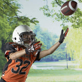 Franklin Sports All-Weather Synthetic Leather Outdoor Footballs - Extra Grip 1000 Footballs for Kids