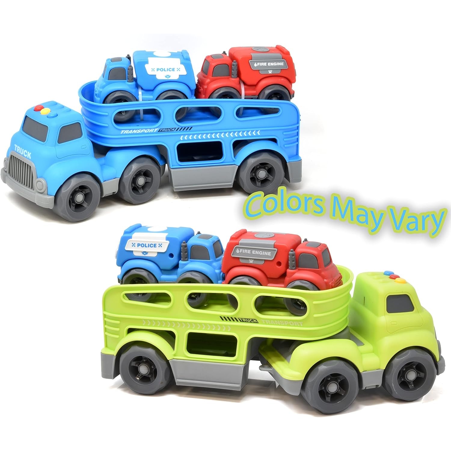 Mini Explorers Rescue Carrier Transport Truck (Color May Vary) – S&D Kids