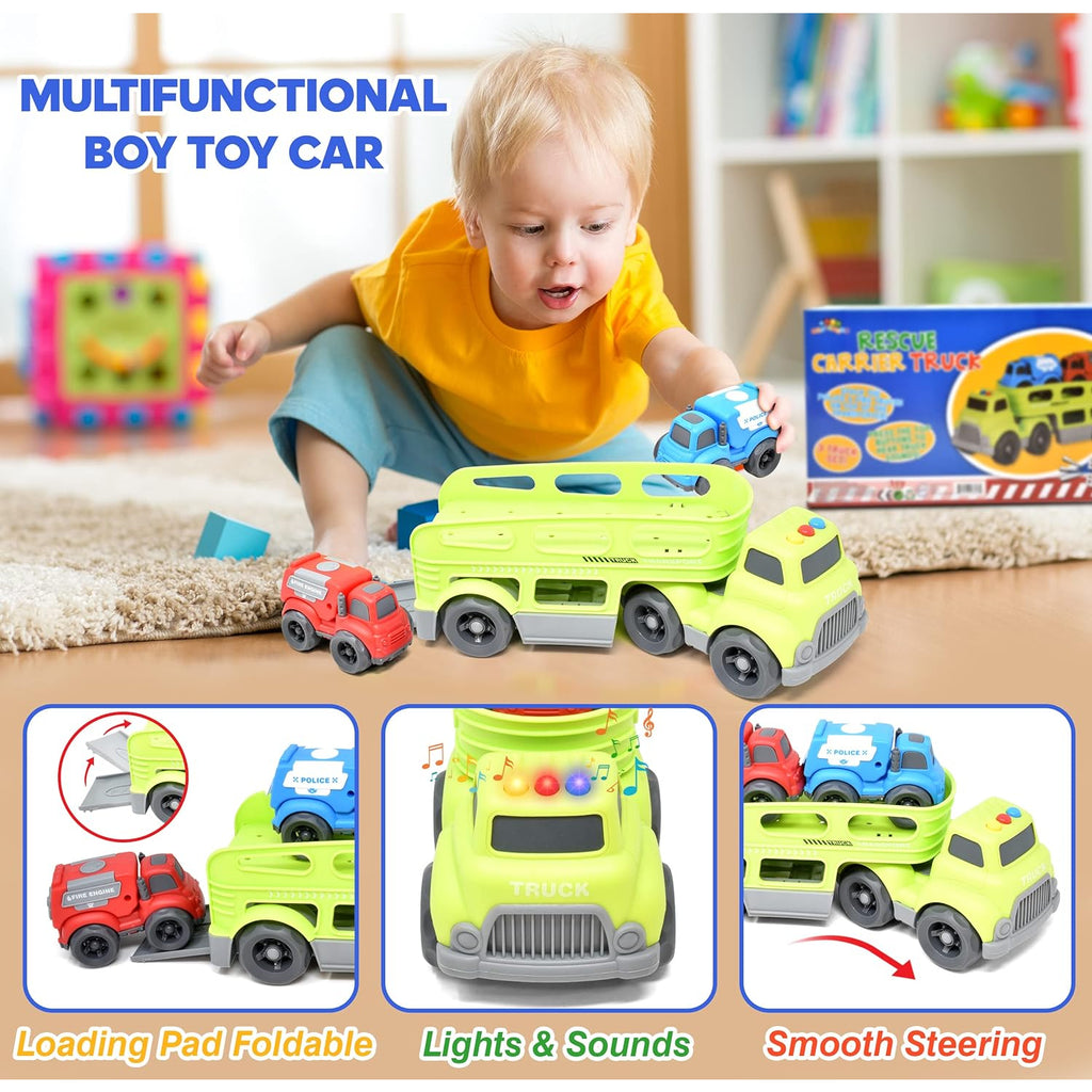 Mini Explorers Rescue Carrier Transport Truck (Color May Vary) – S&D Kids