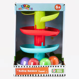 Lollipop Mini Explorers Rolling Rainbow Tower, Baby Toy 6M +