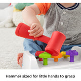 Fisher-Price Toddler Toy Tap & Turn Bench Pretend Tools 2-Sided Construction Set