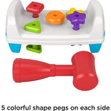 Fisher-Price Toddler Toy Tap & Turn Bench Pretend Tools 2-Sided Construction Set