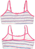 Rene Rofe Girls 7-16 Joelle Cotton Bralette 5-Pack