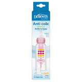 Dr Browns Options+ Bottle to Sippy Baby Bottle Start Kit, Pink, Level 3 Medium-Fast Flow Nipple and Soft 100% Silicone Sippy Spout, Pink, BPA Free, 6m+
