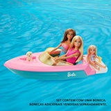 Mattel Barbie® Doll and Boat with Puppy and Accessories, Floats in Water