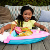Mattel Barbie® Doll and Boat with Puppy and Accessories, Floats in Water