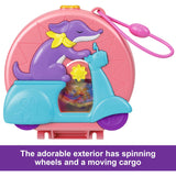 Polly Pocket Dolls & Playset, Adventure Moped Compact, Travel Toy