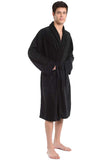 Cherokee Mens Plush Robe with Belt and Loops