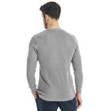 Nautica Mens Long Sleeve Crewneck Waffle Thermal Top