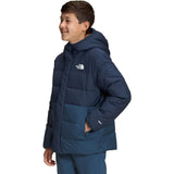 The North Face Boys Fleece Lined Parka in Shady Blue