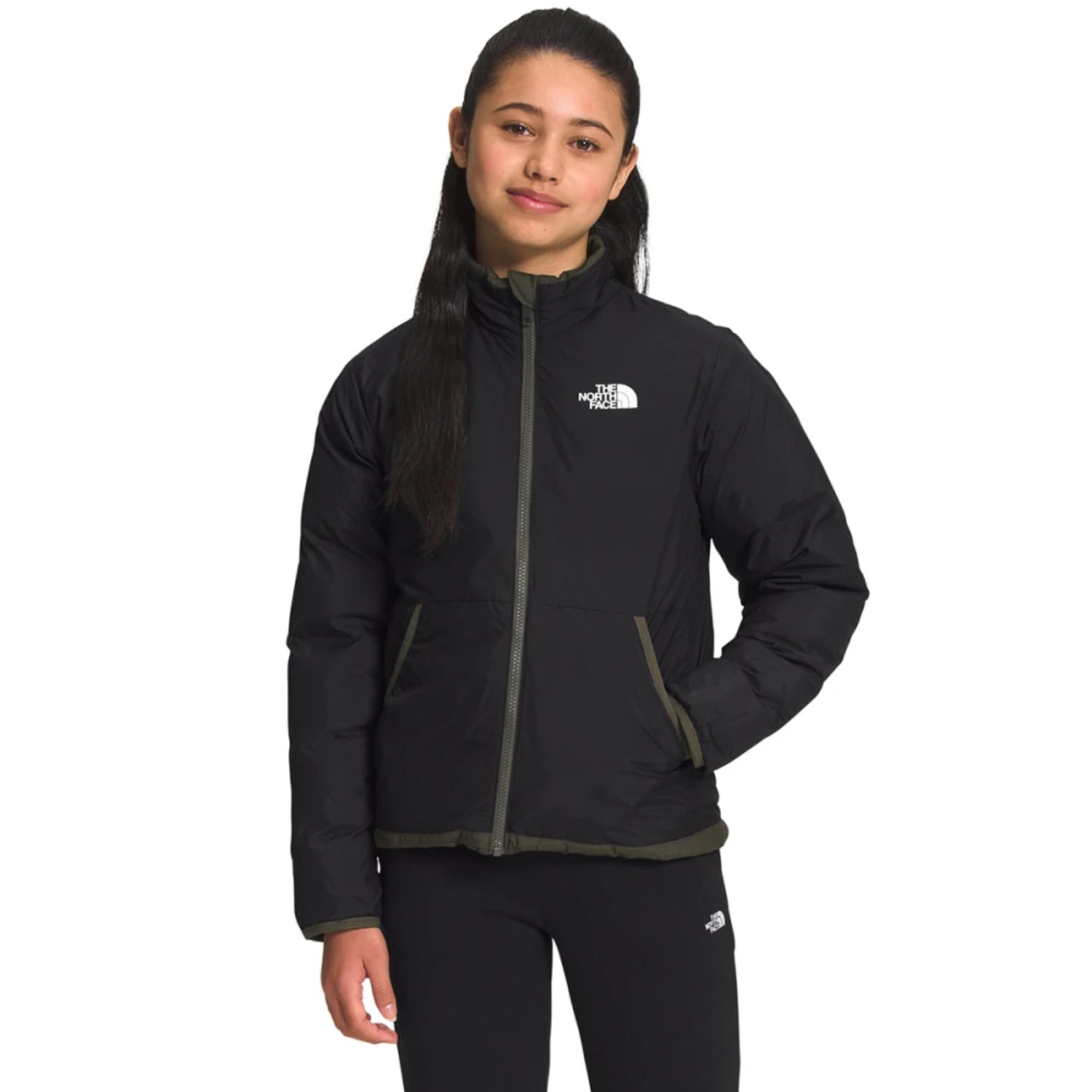 The North Face girls youth XL Black Hyvent Down Fill Waterproof