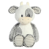 Ebba Adorable Cuddlers™ Coby Cow™ Baby Stuffed Animal - Security and Sleep Aid for Kids and Babies - Perfect for Baby Showers and Nursery Decorations - Gray 13.5 Inches