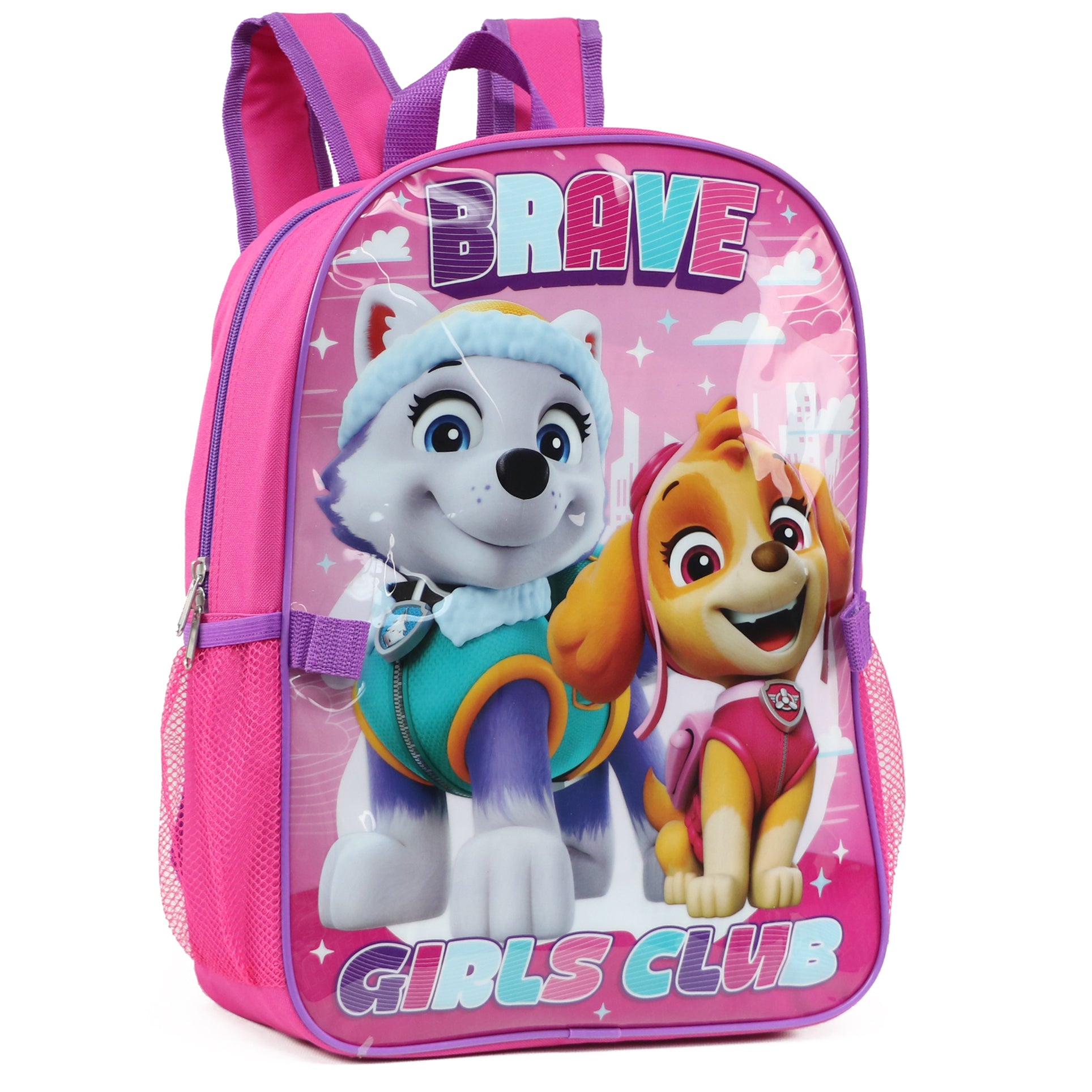 Nick Shop Paw Patrol Backpack and Lunch Bag for Boys Girls Kids -- 7 Pc  Bundle with 16'' Paw Patrol School Backpack Bag, Lunch Box, Water Bottle,  and