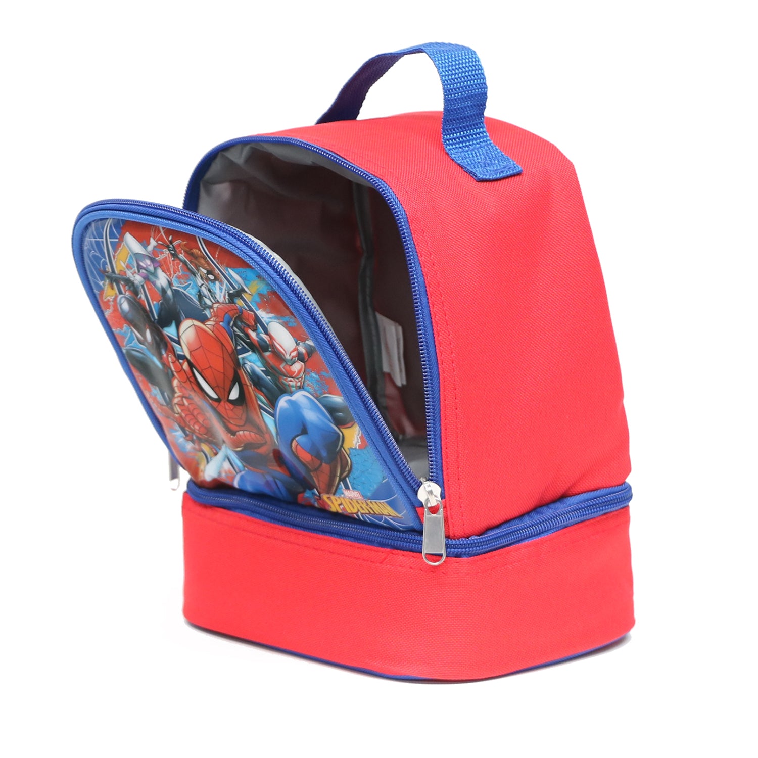 Marvel Kid's Dual Compartment Insulated Reusable Lunch Bag for