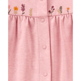 Carters Girls 0-9 Months Floral Snap-Up Cotton Sleep & Play