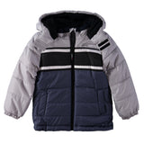 London Fog Boys 4-7 Active Puffer Jacket Winter Coat with Fleece Hat